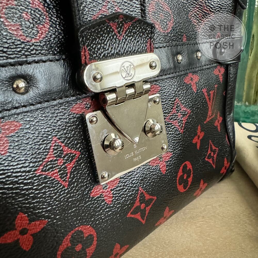 EUC Louis Vuitton Infrarouge Soft Trunk Clutch Bag GM Crossbody Shoulder - Picture 6 of 14